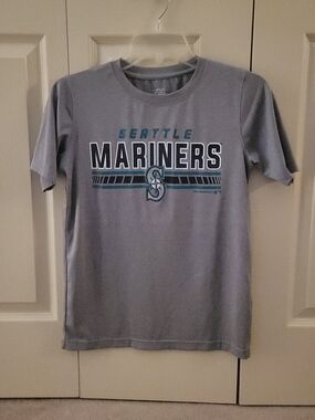MLB Seattle Mariners Gray Dri-Fit Graphic Tee